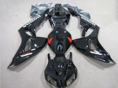 Carenado Moto CBR 1000 RR 2006-2007 - Negro Rojo Fireblade Calcomanía