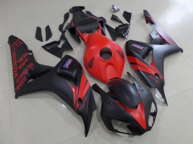 Carenado Moto CBR 1000 RR 2006-2007 - Rojo & Negro Mate