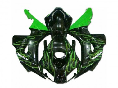 Carenado Moto CBR 1000 RR 2006-2007 - Verde Llama Negro