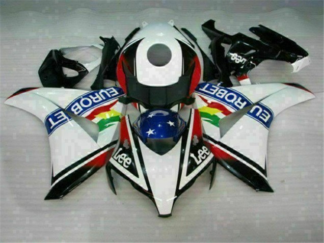 Carenado Moto CBR 1000 RR 2008-2011 - Blanco Azul Rojo Eurobet Lee Carenado Moto CBR 1000 RR 2008-2011 - Blanco Azul Rojo Eurobet Lee
