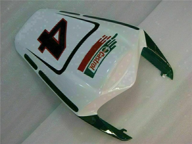 Carenado Moto CBR 1000 RR 2008-2011 - Blanco Castrol 4 Carenado Moto CBR 1000 RR 2008-2011 - Blanco Castrol 4
