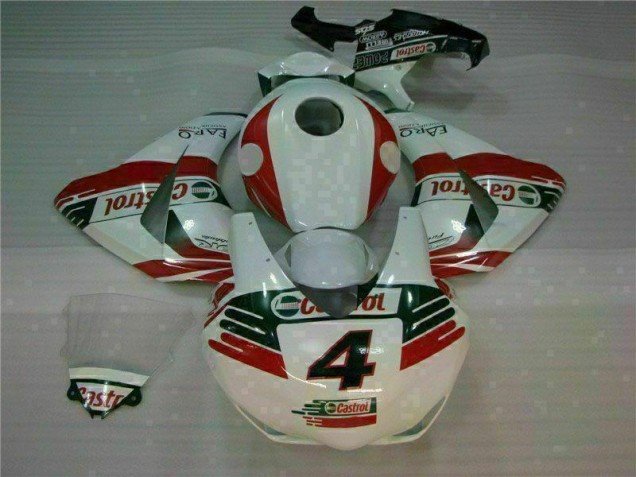 Carenado Moto CBR 1000 RR 2008-2011 - Blanco Castrol 4 Carenado Moto CBR 1000 RR 2008-2011 - Blanco Castrol 4