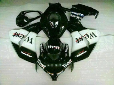 Carenado Moto CBR 1000 RR 2008-2011 - Blanco Negro West