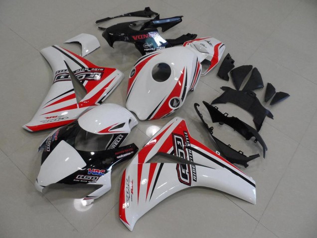 Carenado Moto CBR 1000 RR 2008-2011 - Blanco Rojo HRC Carenado Moto CBR 1000 RR 2008-2011 - Blanco Rojo HRC