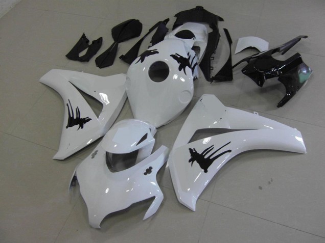Carenado Moto CBR 1000 RR 2008-2011 - Blanco con Especial Calcomanías Carenado Moto CBR 1000 RR 2008-2011 - Blanco con Especial Calcomanías
