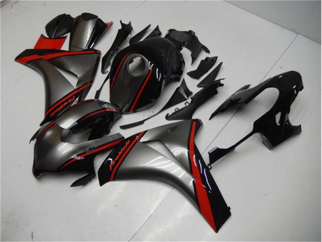 Carenado Moto CBR 1000 RR 2008-2011 - Gris Rojo Negro Carenado Moto CBR 1000 RR 2008-2011 - Gris Rojo Negro