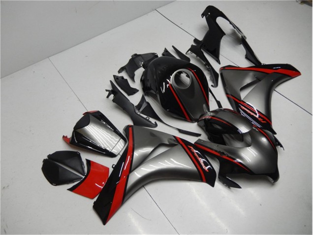 Carenado Moto CBR 1000 RR 2008-2011 - Gris Rojo Negro Carenado Moto CBR 1000 RR 2008-2011 - Gris Rojo Negro