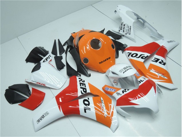 Carenado Moto CBR 1000 RR 2008-2011 - Naranja Blanco Rojo Repsol Carenado Moto CBR 1000 RR 2008-2011 - Naranja Blanco Rojo Repsol