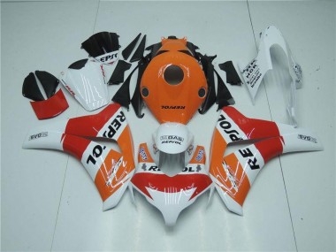 Carenado Moto CBR 1000 RR 2008-2011 - Naranja Blanco Rojo Repsol