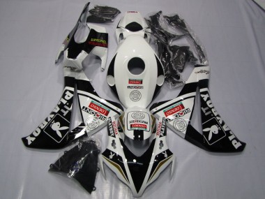 Carenado Moto CBR 1000 RR 2008-2011 - Negro Blanco Denso Playboy