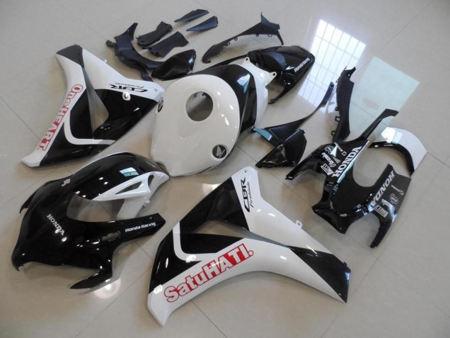 Carenado Moto CBR 1000 RR 2008-2011 - Negro Blanco Satuhati Carenado Moto CBR 1000 RR 2008-2011 - Negro Blanco Satuhati