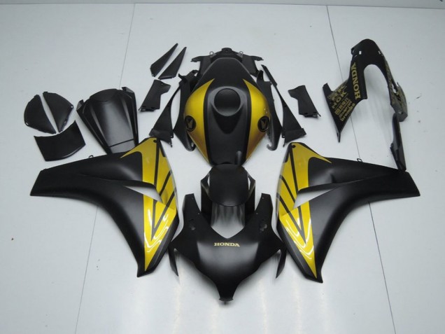 Carenado Moto CBR 1000 RR 2008-2011 - Negro Mate & Oro Carenado Moto CBR 1000 RR 2008-2011 - Negro Mate & Oro