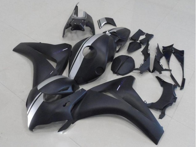 Carenado Moto CBR 1000 RR 2008-2011 - Negro Mate & Plata Carenado Moto CBR 1000 RR 2008-2011 - Negro Mate & Plata