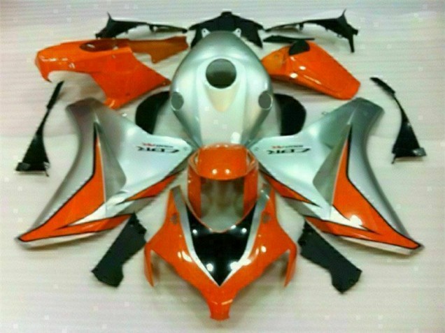 Carenado Moto CBR 1000 RR 2008-2011 - Plata Naranja Carenado Moto CBR 1000 RR 2008-2011 - Plata Naranja