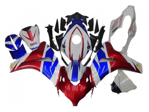 Carenado Moto CBR 1000 RR 2008-2011 - Rojo Azul Blanco Carenado Moto CBR 1000 RR 2008-2011 - Rojo Azul Blanco