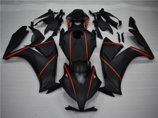 Carenado Moto CBR 1000 RR 2012-2016 - Negro Mate Rojo