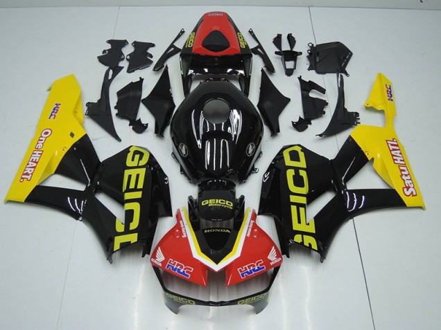 Carenado Moto CBR 1000 RR 2012-2016 - Negro Rojo HRC Carenado Moto CBR 1000 RR 2012-2016 - Negro Rojo HRC