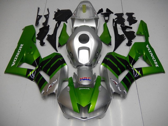 Carenado Moto CBR 1000 RR 2012-2016 - Negro Verde Plata HRC Carenado Moto CBR 1000 RR 2012-2016 - Negro Verde Plata HRC