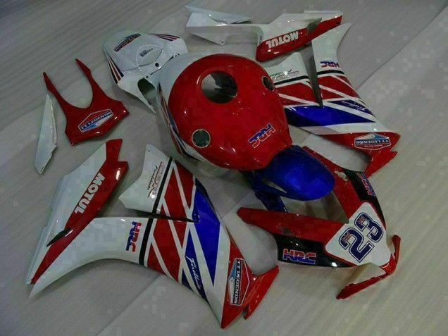 Carenado Moto CBR 1000 RR 2012-2016 - Rojo Blanco Azul 23 Carenado Moto CBR 1000 RR 2012-2016 - Rojo Blanco Azul 23