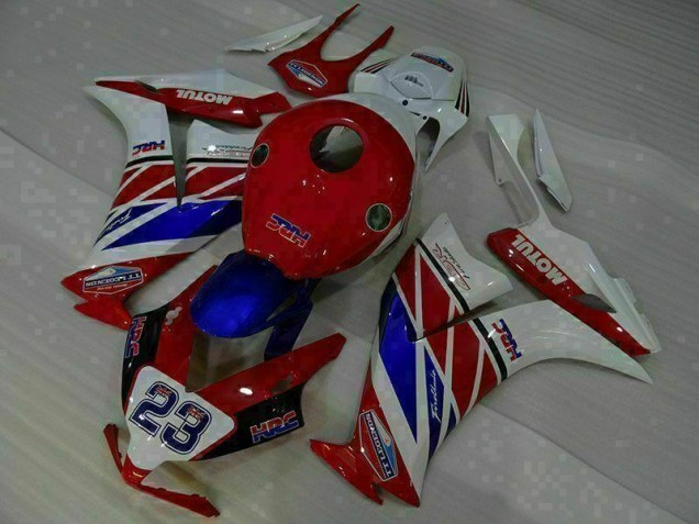 Carenado Moto CBR 1000 RR 2012-2016 - Rojo Blanco Azul 23 Carenado Moto CBR 1000 RR 2012-2016 - Rojo Blanco Azul 23