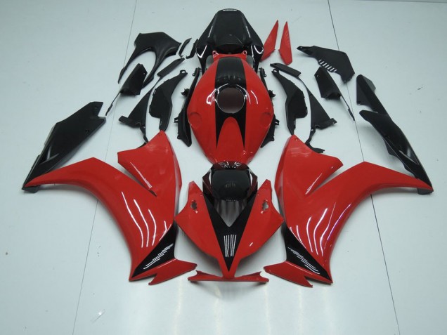 Carenado Moto CBR 1000 RR 2012-2016 - Rojo Negro con Sin Calcomanías Carenado Moto CBR 1000 RR 2012-2016 - Rojo Negro con Sin Calcomanías