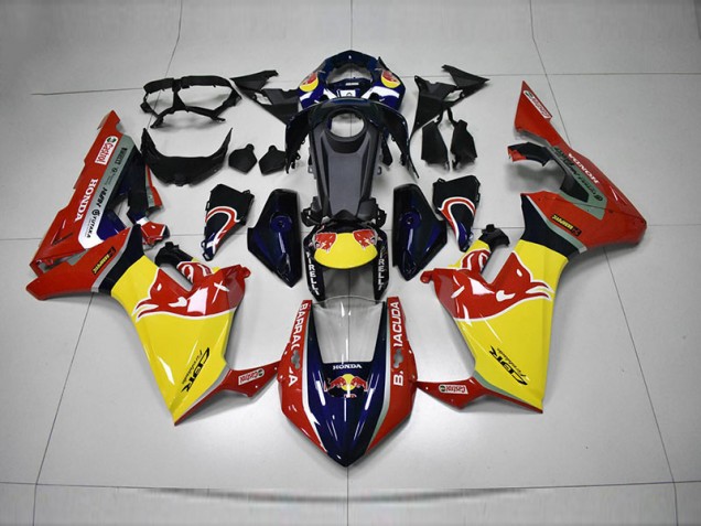 Carenado Moto CBR 1000 RR 2017-2023 - Azul Amarillo Rojo Red Bull Carenado Moto CBR 1000 RR 2017-2023 - Azul Amarillo Rojo Red Bull