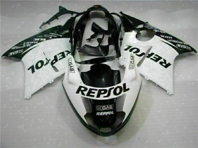 Carenado Moto CBR 1100 XX 1996-2007 - Blanco Negro Repsol Carenado Moto CBR 1100 XX 1996-2007 - Blanco Negro Repsol