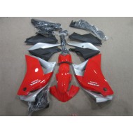 Carenado Moto CBR 125 R 2011-2013 - Rojo Plata Negro