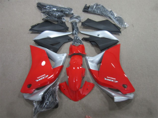 Carenado Moto CBR 125 R 2011-2013 - Rojo Plata Negro Carenado Moto CBR 125 R 2011-2013 - Rojo Plata Negro