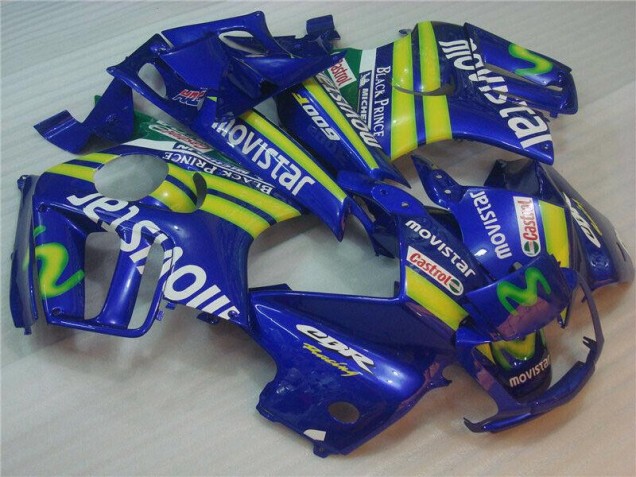 Carenado Moto CBR 600 F3 1995-1998 - Azul Movistar Castrol Carenado Moto CBR 600 F3 1995-1998 - Azul Movistar Castrol