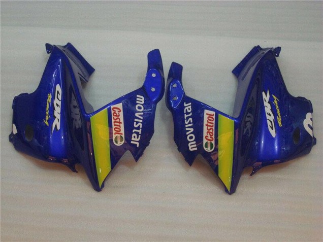 Carenado Moto CBR 600 F3 1995-1998 - Azul Movistar Castrol Carenado Moto CBR 600 F3 1995-1998 - Azul Movistar Castrol