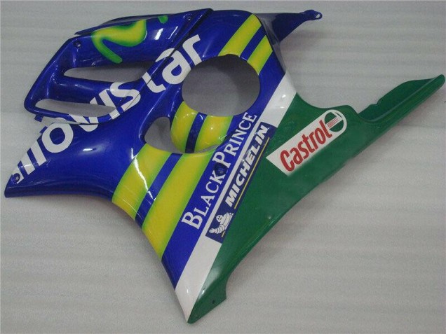 Carenado Moto CBR 600 F3 1995-1998 - Azul Movistar Castrol Carenado Moto CBR 600 F3 1995-1998 - Azul Movistar Castrol