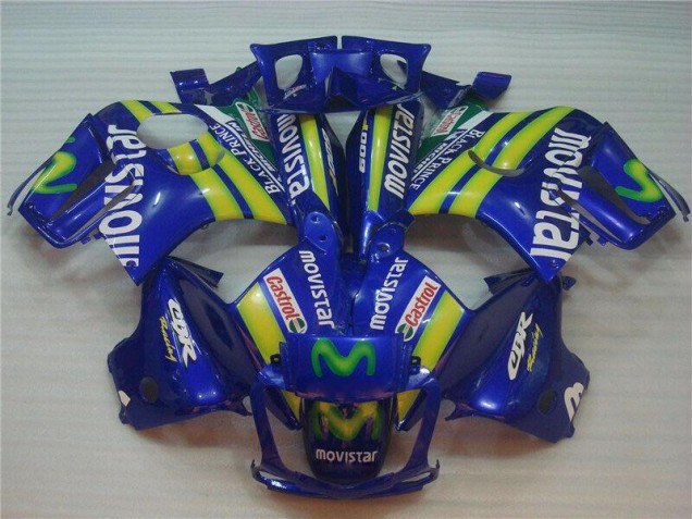 Carenado Moto CBR 600 F3 1995-1998 - Azul Movistar Castrol Carenado Moto CBR 600 F3 1995-1998 - Azul Movistar Castrol