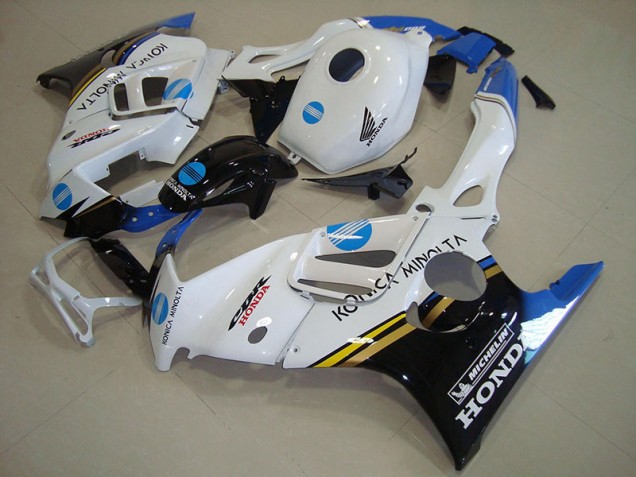Carenado Moto CBR 600 F3 1995-1998 - Blanco Azul Konica Minolta Carenado Moto CBR 600 F3 1995-1998 - Blanco Azul Konica Minolta