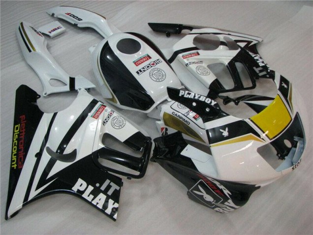 Carenado Moto CBR 600 F3 1995-1998 - Blanco Negro Playboy Carenado Moto CBR 600 F3 1995-1998 - Blanco Negro Playboy
