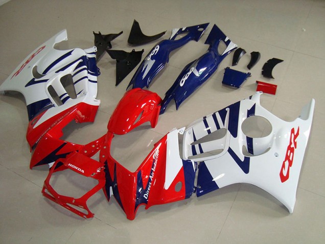 Carenado Moto CBR 600 F3 1995-1998 - Blanco Rojo Azul Carenado Moto CBR 600 F3 1995-1998 - Blanco Rojo Azul