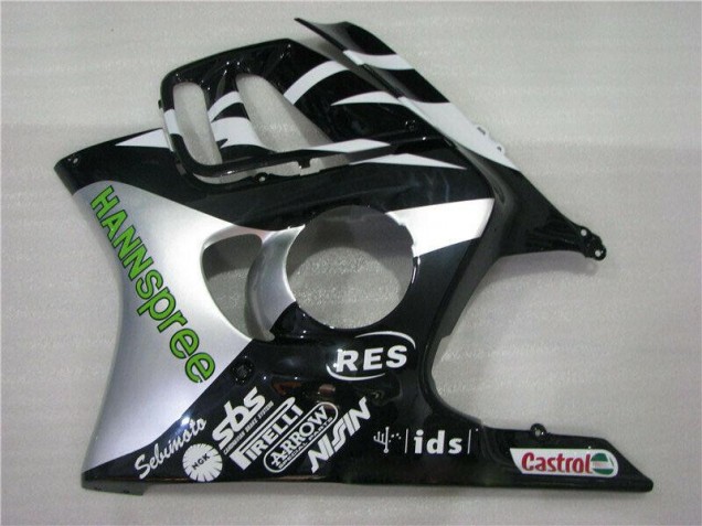Carenado Moto CBR 600 F3 1995-1998 - Blanco Verde Hannspree Carenado Moto CBR 600 F3 1995-1998 - Blanco Verde Hannspree