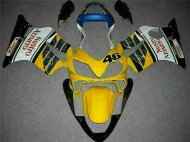 Carenado Moto CBR 600 F4i 2001-2003 - Amarillo Blanco
