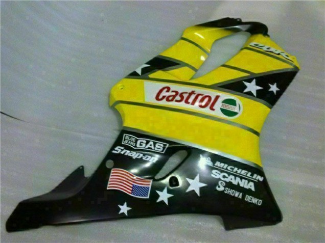 Carenado Moto CBR 600 F4i 2001-2003 - Amarillo Negro Castrol Cycle World Carenado Moto CBR 600 F4i 2001-2003 - Amarillo Negro Castrol Cycle World