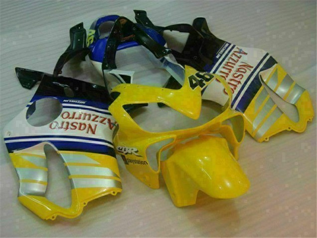 Carenado Moto CBR 600 F4i 2001-2003 - Amarillo Plata Nastro Azzurro Carenado Moto CBR 600 F4i 2001-2003 - Amarillo Plata Nastro Azzurro