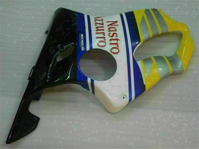 Carenado Moto CBR 600 F4i 2001-2003 - Amarillo Plata Nastro Azzurro Carenado Moto CBR 600 F4i 2001-2003 - Amarillo Plata Nastro Azzurro