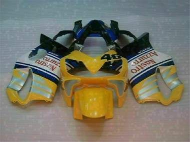 Carenado Moto CBR 600 F4i 2001-2003 - Amarillo Plata Nastro Azzurro