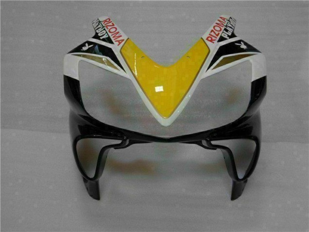 Carenado Moto CBR 600 F4i 2001-2003 - Amarillo Plata Negro Playboy Carenado Moto CBR 600 F4i 2001-2003 - Amarillo Plata Negro Playboy