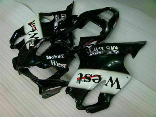 Carenado Moto CBR 600 F4i 2001-2003 - Blanco Negro West Carenado Moto CBR 600 F4i 2001-2003 - Blanco Negro West