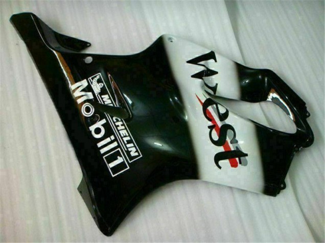 Carenado Moto CBR 600 F4i 2001-2003 - Blanco Negro West Carenado Moto CBR 600 F4i 2001-2003 - Blanco Negro West