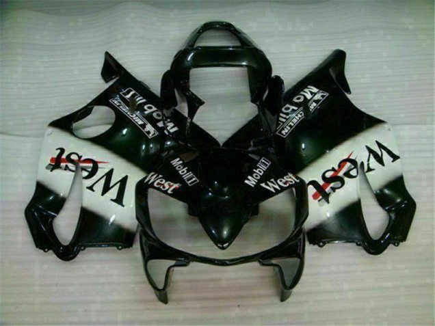 Carenado Moto CBR 600 F4i 2001-2003 - Blanco Negro West Carenado Moto CBR 600 F4i 2001-2003 - Blanco Negro West