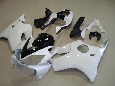 Carenado Moto CBR 600 F4i 2001-2003 - Blanco con Negro Raya