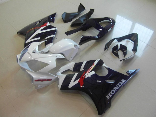Carenado Moto CBR 600 F4i 2001-2003 - Negro Blanco F Sport