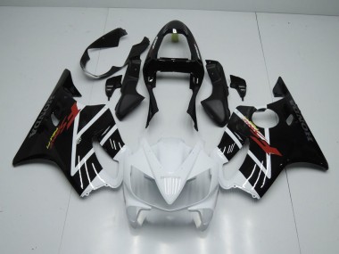 Carenado Moto CBR 600 F4i 2001-2003 - Negro Blanco