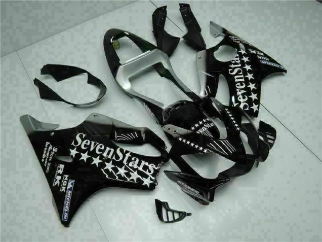 Carenado Moto CBR 600 F4i 2001-2003 - Negro Blanco SevenStarss Carenado Moto CBR 600 F4i 2001-2003 - Negro Blanco SevenStarss